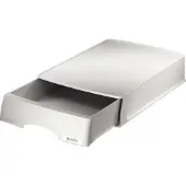 Leitz Plus Briefkorb-Schublade, Polystyrene, Grau, A4, 255 mm, 37,6 cm, 70 mm