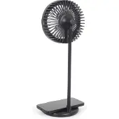 Gembird Tischventilator WPC10-LEDFAN-01 Schwarz