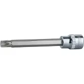 Ks Tools 1/2" CHROMEplus Bit-Stecknuss Torx, lang, T20, auf Hänger