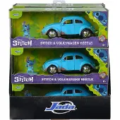 Jada Toys Disney Lilo & Stitch Auto 1959 VW Bubbla mit Stitch-Figur 1:24