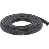 DeLOCK 18902 - Geflechtschlauch, dehnbar, 10 m x 12 mm, schwarz