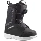 Salomon Snowboard - Snowboard-Boots - Project Boa Black/Black/White - Kindergröße 20.5 - schwarz