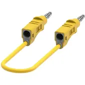 Electro PJP 2117-CD1-50J Messleitung (Bananenstecker - Bananenstecker) 50 cm Gel