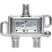 Axing BVE020011, Kabelsplitter, 5 - 1006 MHz, Edelstahl, Weiblich/Weiblich, 1 Stück(e), F