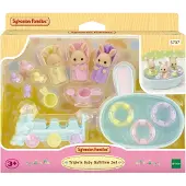Sylvanian Families Puppenhauszubehör Triplets Baby Bathtime Set