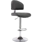 vidaXL Barhocker Grau Kunstleder