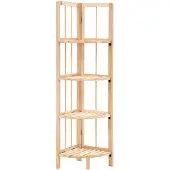 vidaXL Eckregal Zedernholz 27x27x110 cm