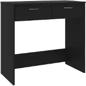 vidaXL Schreibtisch Schwarz 80x40x75 cm Holzwerkstoff