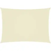 vidaXL Sonnensegel Oxford-Gewebe Rechteckig 3,5x5 m Creme