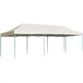 vidaXL Faltzelt Pop-Up Partyzelt 3 x 9 m Creme