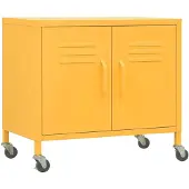 vidaXL Lagerschrank Senfgelb 60x35x56 cm Stahl