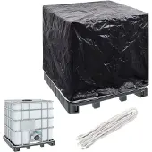 vidaXL Abdeckung für IBC-Tank 8 Ösen 116x100x120 cm