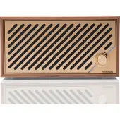 Tivoli Audio Model Two Digital, 1,91 cm (0.75"), 8,89 cm (3.5"), 20 W, Verkabelt & Kabellos, Tragbarer Stereo-Lautsprecher, Walnuss, Gold