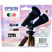 Epson Multipack 4-colours 502 XL Black/Std. CMY, High (L) Yield, Schwarz, Blau, Magenta, Gelb, 9,2 ml, 1 Stück(e), 550 Seiten, Multipack