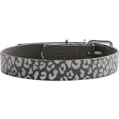 Hunter Halsband Convenience Reflect L (60), grau Leopardenmuster