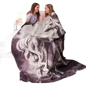 Biederlack Wohndecke "Wohndecke Magical" Wohndecke Megical mit einem stolzen Einhorn