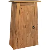 vidaXL Bad-Wandschrank Massivholz Kiefer 42x23x70 cm
