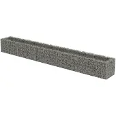 vidaXL Gabionen-hochbeet Aus Verzinktem Stahl 450x50x50 Cm