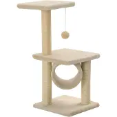 vidaXL Katzen-Kratzbaum Sisal 65 cm Beige