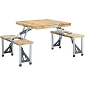 vidaXL Klappbarer Campingtisch Mit 4 Sitzen