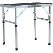 vidaXL Klappbarer Campingtisch Aus Aluminium 60x45 Cm