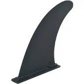 vidaXL Mittelflosse für SUP-Board 18,3 x 21,2 cm Kunststoff Schwarz
