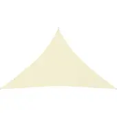 vidaXL Sonnensegel Oxford-Gewebe Dreieckig 5x5x6 m Creme