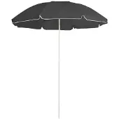 vidaXL Sonnenschirm mit Stahlmast Anthrazit 180 cm