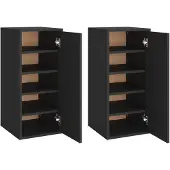 vidaXL Dior 2x shoe cabinet with door