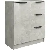 vidaXL Sideboard Betongrau 60x30x70 cm Holzwerkstoff
