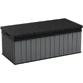 Keter Garten-Aufbewahrungsbox Darwin 380 L Grau