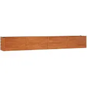 vidaXL Hochbeet Rostig 320x40x45 cm Cortenstahl