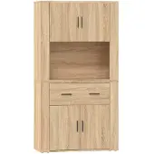 vidaXL Highboard Sonoma-Eiche Holzwerkstoff