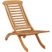 vidaXL Gartenstuhl Klappbar 50x90x69 cm Massivholz Teak