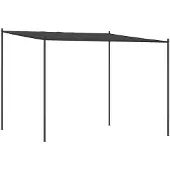 vidaXL Pavillon Anthrazit 3x3 m 180 g/m² Stoff und Stahl
