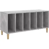 vidaXL Plattenschrank Betongrau 100x38x48 cm Holzwerkstoff