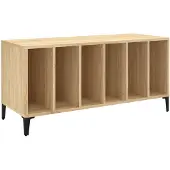vidaXL Plattenschrank Sonoma-Eiche 100x38x48 cm Holzwerkstoff