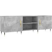 vidaXL TV-Schrank Betongrau 150x30x50 cm Holzwerkstoff