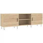 vidaXL TV-Schrank Sonoma-Eiche 150x30x50 cm Holzwerkstoff