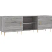 vidaXL TV-Schrank Grau Sonoma 150x30x50 cm Holzwerkstoff