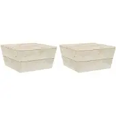 vidaXL Gartentische 2 Stk. 60x60x30 cm Imprägniertes Fichtenholz