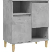 vidaXL Sideboard Betongrau 60x35x70 cm Holzwerkstoff