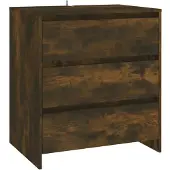 vidaXL Sideboard Räuchereiche 70x41x75 cm Holzwerkstoff