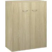 vidaXL Sideboard Sonoma-Eiche 60x30x75 cm Holzwerkstoff