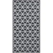 vidaXL Outdoor-Teppich ARAKIL Schwarz 190x290 cm PP