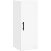 vidaXL Wandschrank Weiß 34,5x34x90 cm