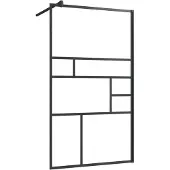 vidaXL Duschwand für Begehbare Dusche mit Klarem ESG Glas 90x195 cm