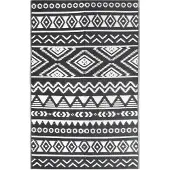vidaXL Outdoor-Teppich ARAKIL Schwarz 190x290 cm PP