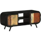vidaXL TV-Schrank 110x30x45 cm Altholz Massiv