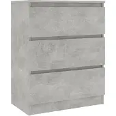 vidaXL Sideboard Betongrau 60x35x76 cm Holzwerkstoff